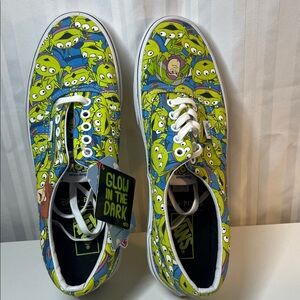 Vans Toy Story Alien Glow Sneakers - Green and Blue